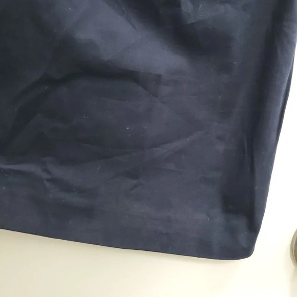 J. Crew Factory Women's Navy Scalloped Ruffle V-neck Sleeveless Top NWT Size S - Picture 4 of 6